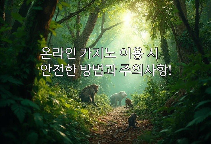 온라인 카지노 이용 시 안전한 방법과 주의사항!